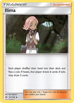 Ilima card from SM Base Set