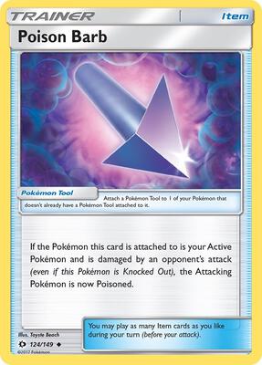 Poison Barb card from SM Base Set