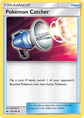 Pokemon Catcher card from SM Base Set