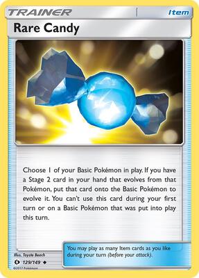 Rare Candy card from SM Base Set