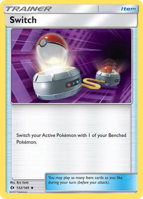 Switch card from SM Base Set
