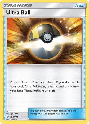 Ultra Ball card from SM Base Set
