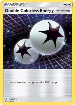 Double Colorless Energy card from SM Base Set