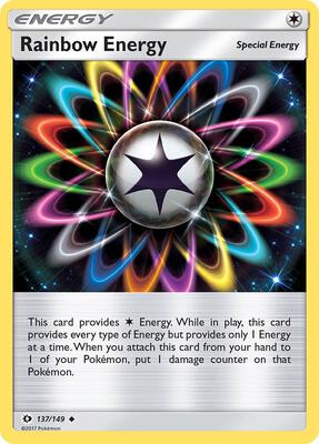 Rainbow Energy card from SM Base Set