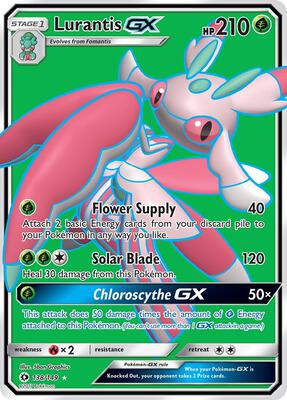Lurantis GX (Full Art) card from SM Base Set