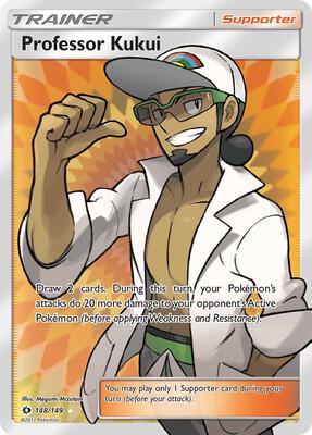 Professor Kukui (Full Art) card from SM Base Set