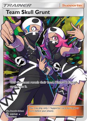 Team Skull Grunt (Full Art) card from SM Base Set