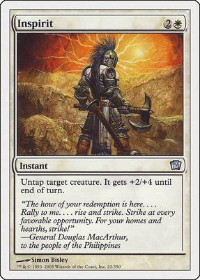 Inspirit card from 9th Edition