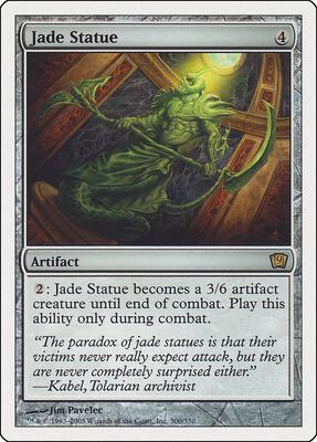 Jade Statue card from 9th Edition