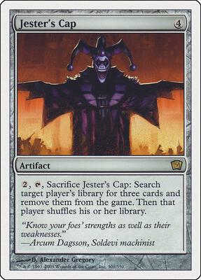 Jester's Cap card from 9th Edition