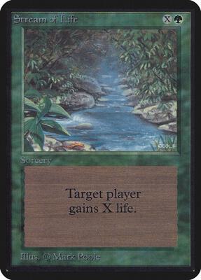 Stream of Life card from Alpha Edition