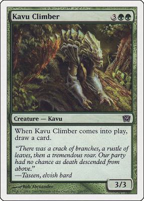 Kavu Climber card from 9th Edition