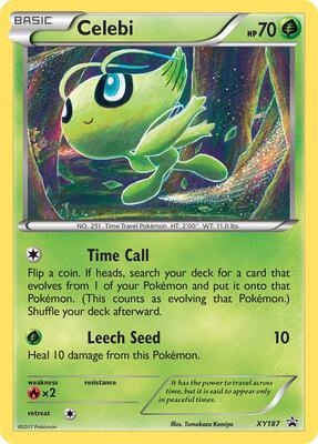 Celebi - XY187 card from XY Promos