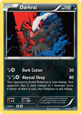 Darkrai - XY194 card from XY Promos