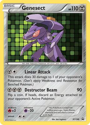Genesect - XY196 card from XY Promos