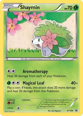 Shaymin - XY188 card from XY Promos