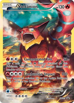 Volcanion - XY185 card from XY Promos