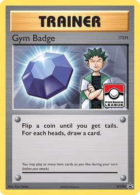 Gym Badge (Brock) card from XY Promos