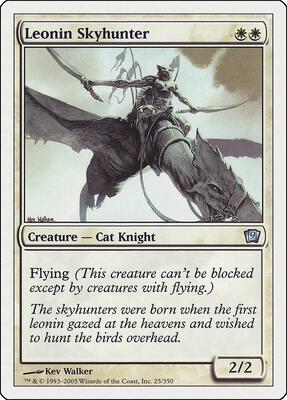 Leonin Skyhunter card from 9th Edition