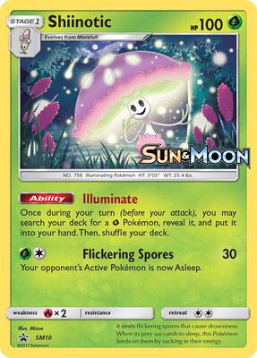 Shiinotic - SM10 (Prerelease) card from SM Promos