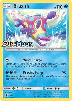 Bruxish - SM11 (Prerelease) card from SM Promos