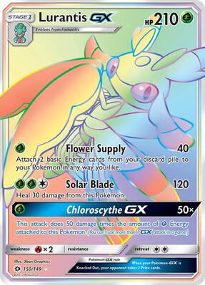 Lurantis GX (Secret) card from SM Base Set
