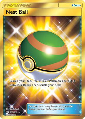 Nest Ball (Secret) card from SM Base Set