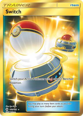 Switch (Secret) card from SM Base Set
