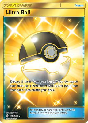 Ultra Ball (Secret) card from SM Base Set