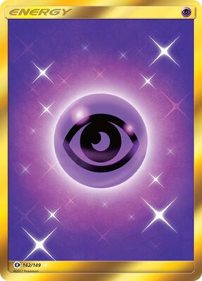 Psychic Energy (Secret) card from SM Base Set