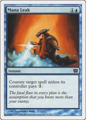 Mana Leak card from 9th Edition