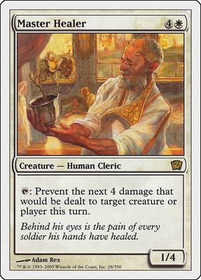 Master Healer card from 9th Edition