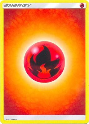Fire Energy (2017 Unnumbered) card from SM Base Set