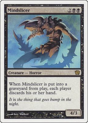 Mindslicer card from 9th Edition