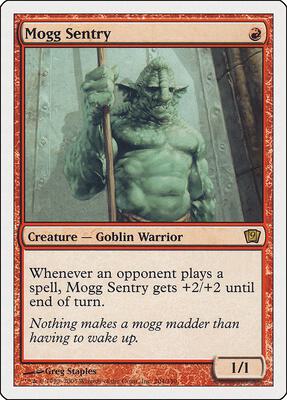 Mogg Sentry card from 9th Edition