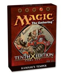 10th Edition Theme Deck - Kamahl's Temper card from 10th Edition