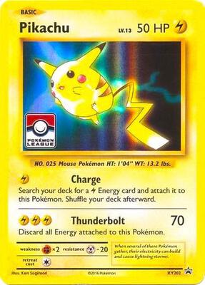 Pikachu - XY202 (Pokemon League) card from League & Championship Cards