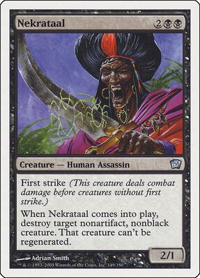 Nekrataal card from 9th Edition