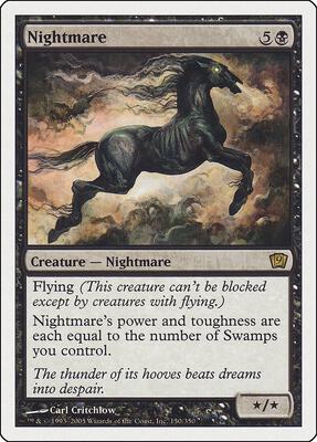 Nightmare card from 9th Edition
