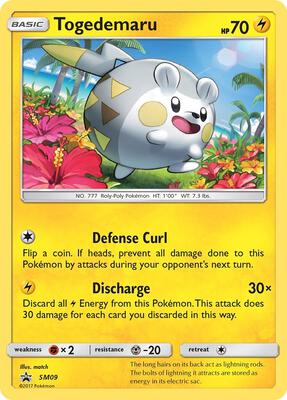 Togedemaru - SM09 card from SM Promos
