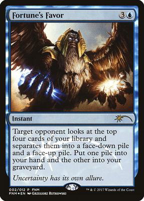 Fortune's Favor card from FNM Promos