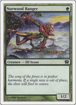 Norwood Ranger card from 9th Edition