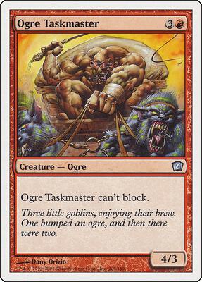 Ogre Taskmaster card from 9th Edition