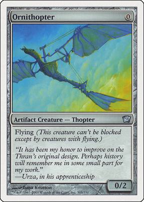 Ornithopter card from 9th Edition