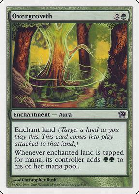 Overgrowth card from 9th Edition