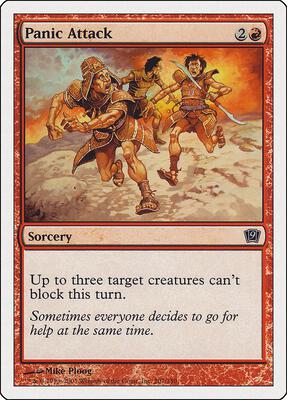 Panic Attack card from 9th Edition