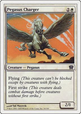 Pegasus Charger card from 9th Edition