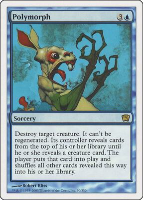 Polymorph card from 9th Edition