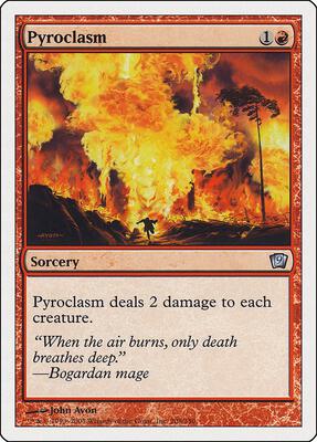 Pyroclasm card from 9th Edition