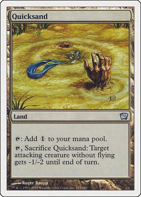 Quicksand card from 9th Edition